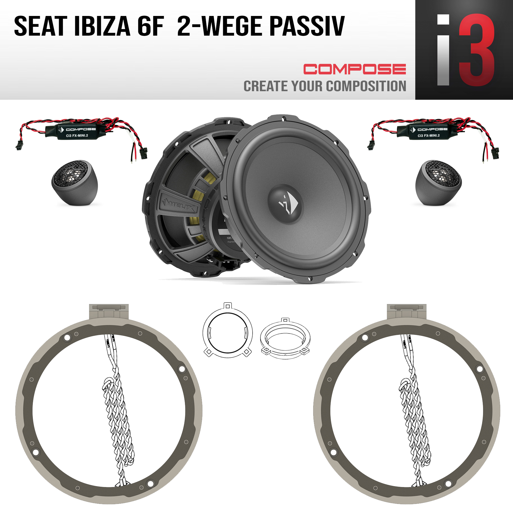 Compose Ci3 K165.2SEA3-S3 Seat Ibiza 6F