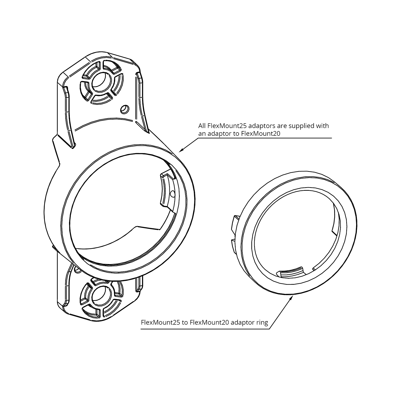 Helix CFMK25 VOL.1  universal Volvo FlexMount25