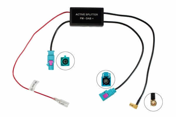 AIV Antennen-Adapter DIN-Buchse auf ISO-Stecker Audio- & Video-Kabel,  ISO-Stecker, DIN-Stecker, Auto-Radio ISO Antennen-Anschluss DIN-Kupplung  150 Ohm auf ISO 50 Ohm