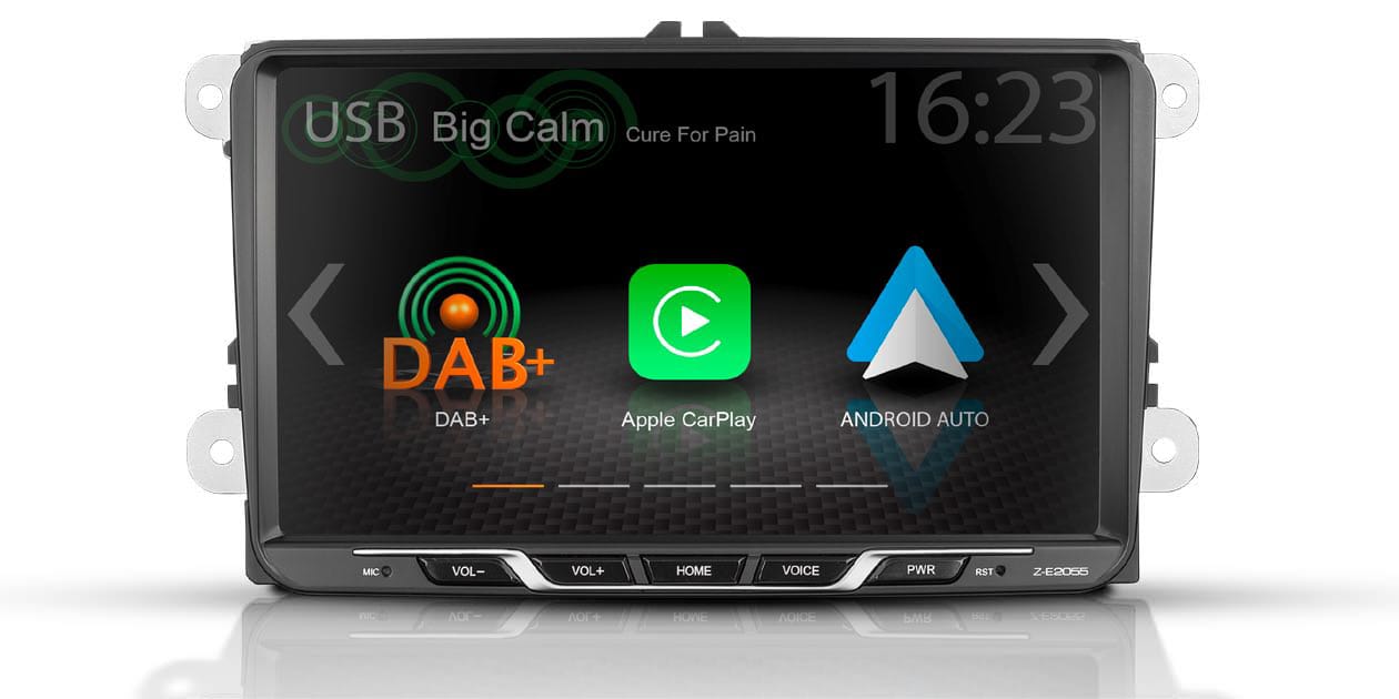 Pioneer SPH-DA160DAB Android Auto Einbauset für Ford Focus C-Max