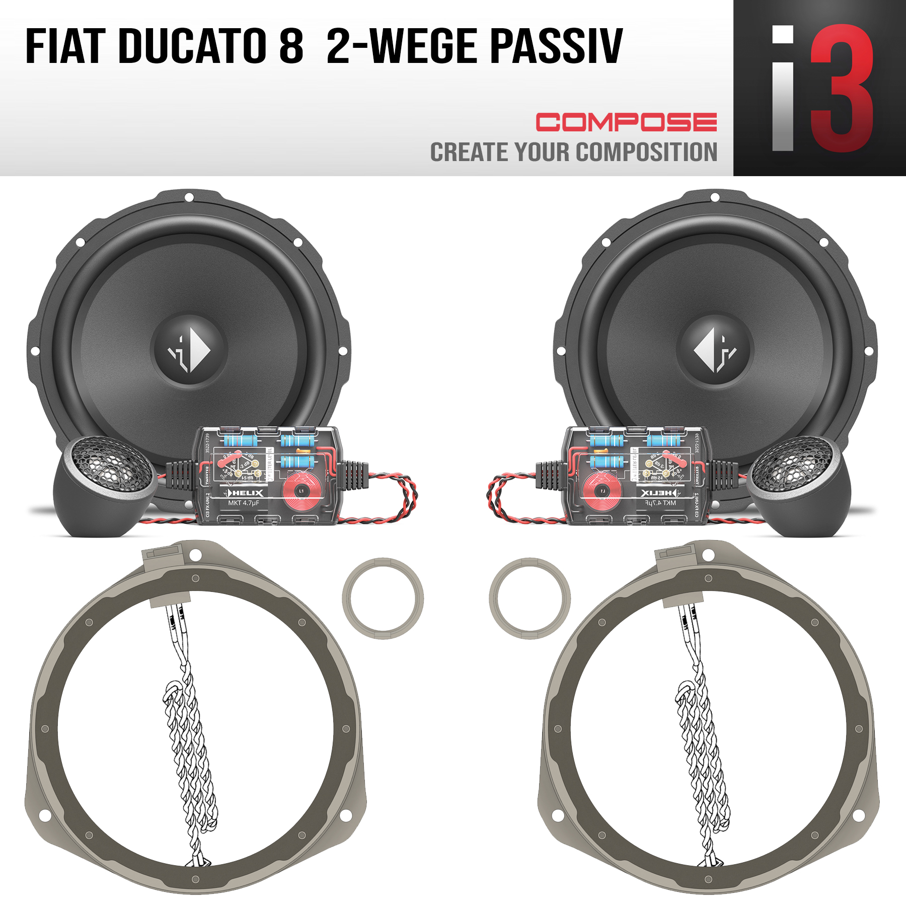 Fiat Ducato III und Serie 8 – 3-Wege Frontsystem
